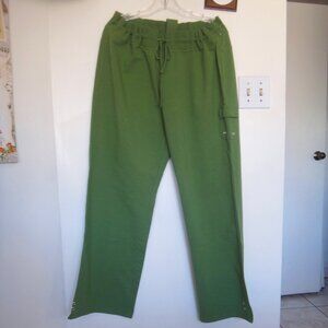 Pants Cotton Drawstring Closure Olive/Green NEW Size XL  NEW